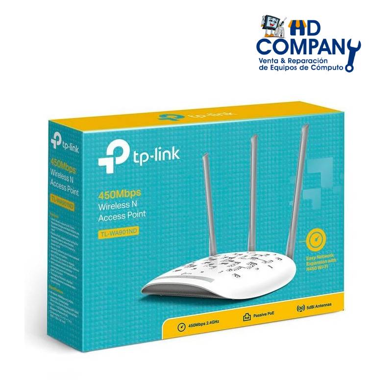 Access point TP-LINK TL-WA901ND 450mbps 3 antenas