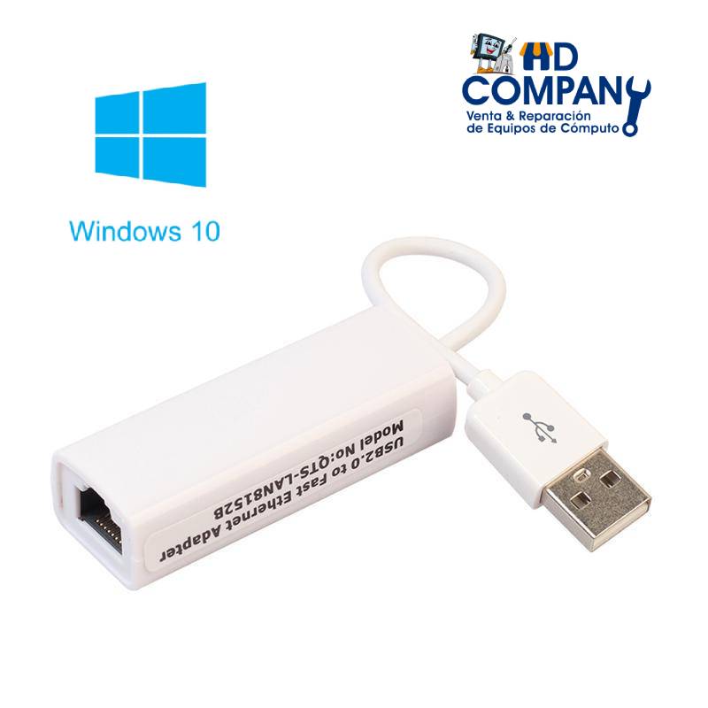 Adaptador de red ethernet RJ45 a USB B81RY52 WIN8 | USB108YS