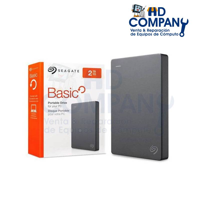 HDD externo SEAGATE 2TB Basic, USB 3.0/ 2.0 (STJL2000400)