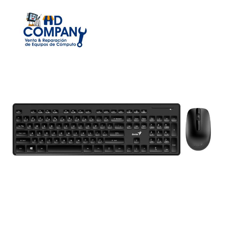 Kit teclado y mouse inalambrico GENIUS  SLIMSTAR 8006