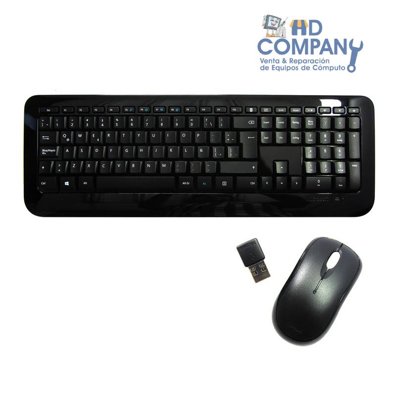 Kit teclado y mouse MICROSOFT inalambrico desktop 850 | PN9-00004