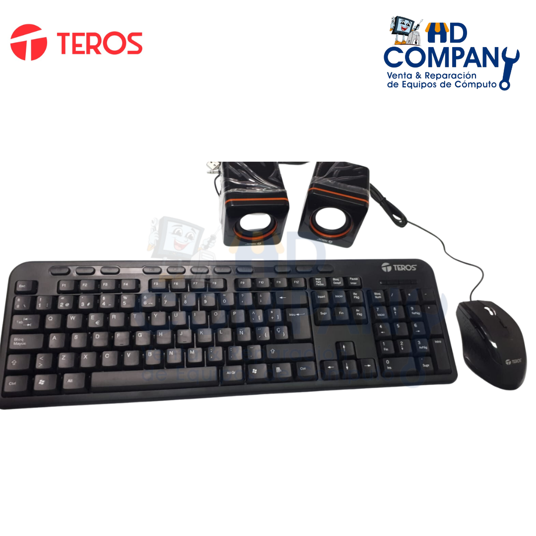 Kit teclado mouse parlante TEROS MK302-115-291