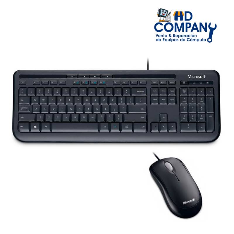 Kit teclado y mouse MICROSOFT multimedia wired 600 | 15761113