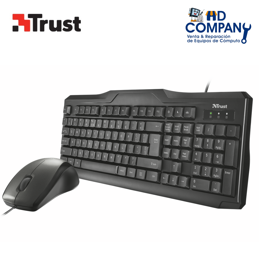 Kit teclado y mouse TRUSH  | 21398-02