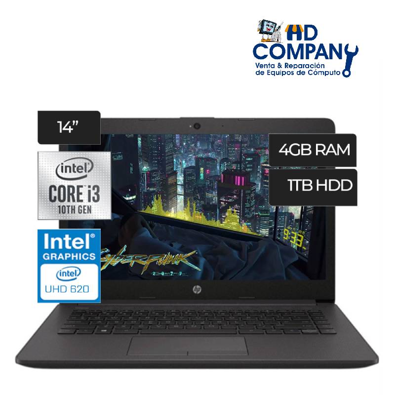 Laptop HP Core i3-1005G1 240 G7 14" ram 4GB 1TB