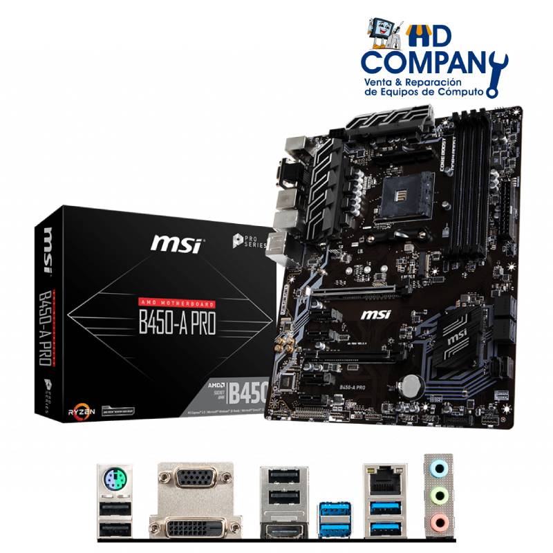 Mainboard MSI B450 PRO VDH MAX, AM4, B450, DDR4, SATA 6.0, USB 3.2