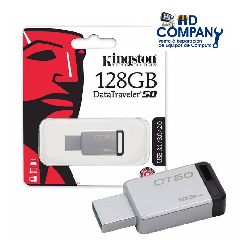 Memoria usb KINGSTON datatraveler DT50 128GB 3.1