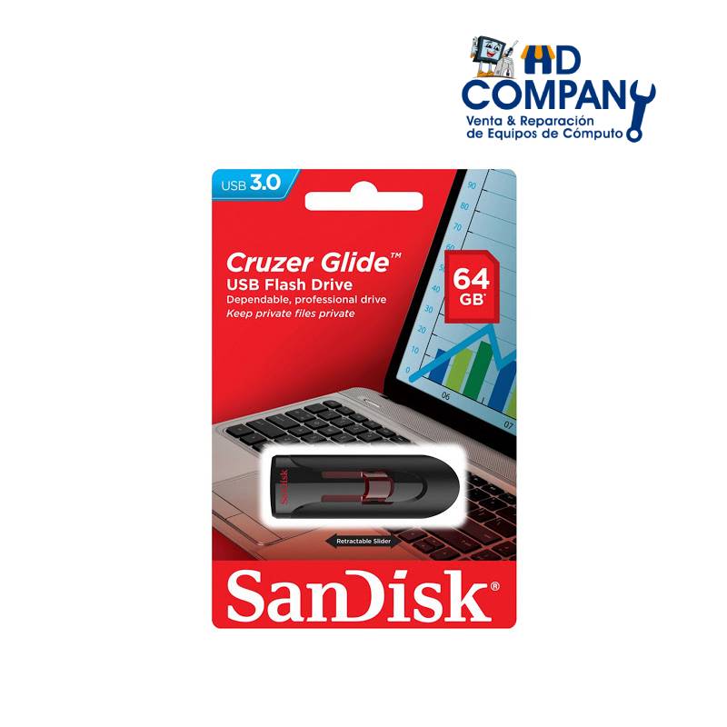 Memoria usb SANDISK 64GB cruzer glide 3.0