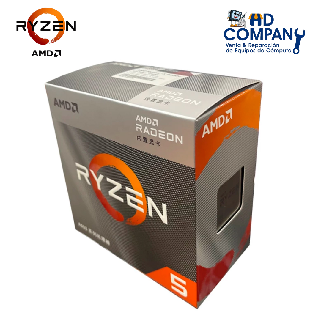 Procesador AMD RYZEN 5 4600G 3.70GHz, /4.2, AM4, 7nm, 65W.