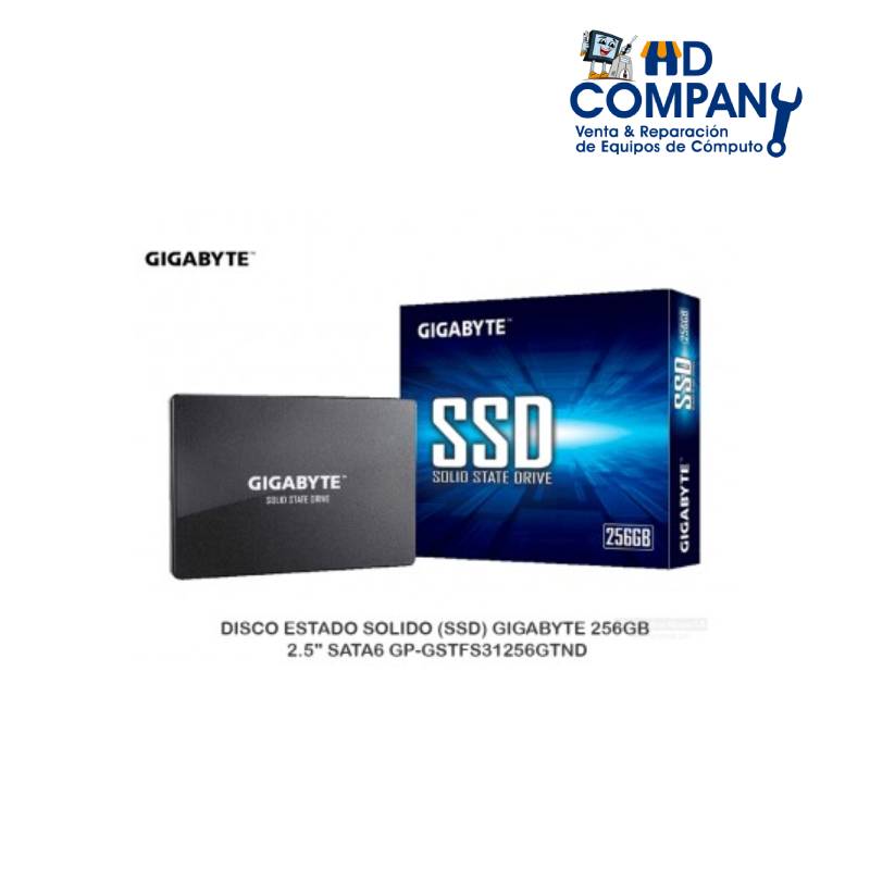 SSD solido GIGABYTE 256GB 2.5" SATA 6