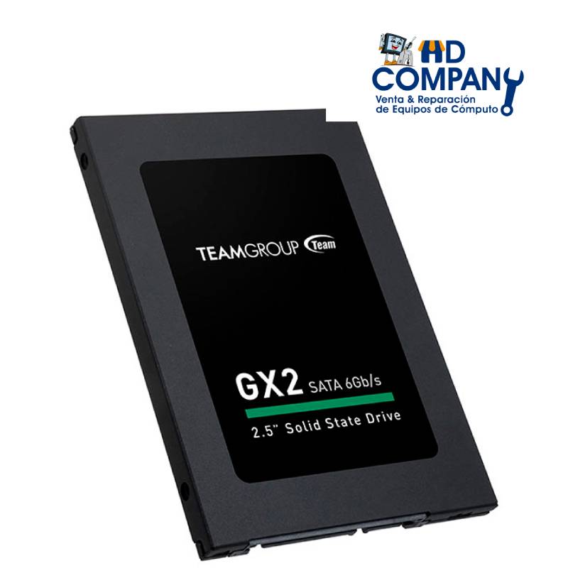 SSD solido TEAMGROUP GX2 512GB, sata 6.0 GBPS, 2.5", 7mm.