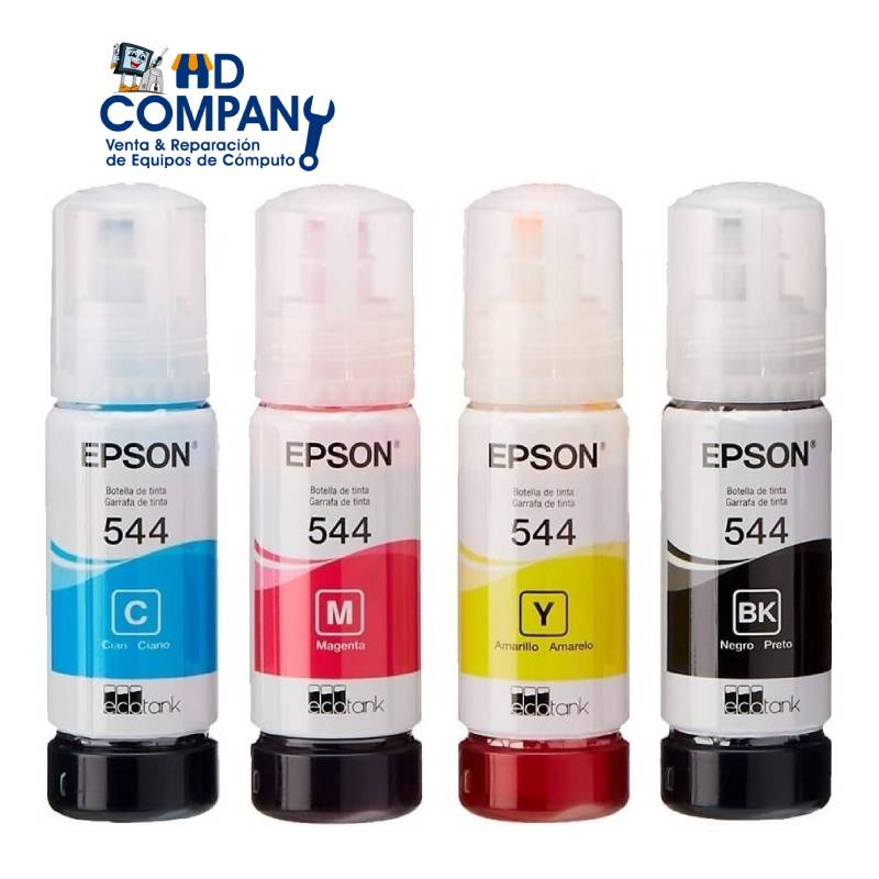 Tinta EPSON kit 4 colores T544  (black cyan magenta yellow)