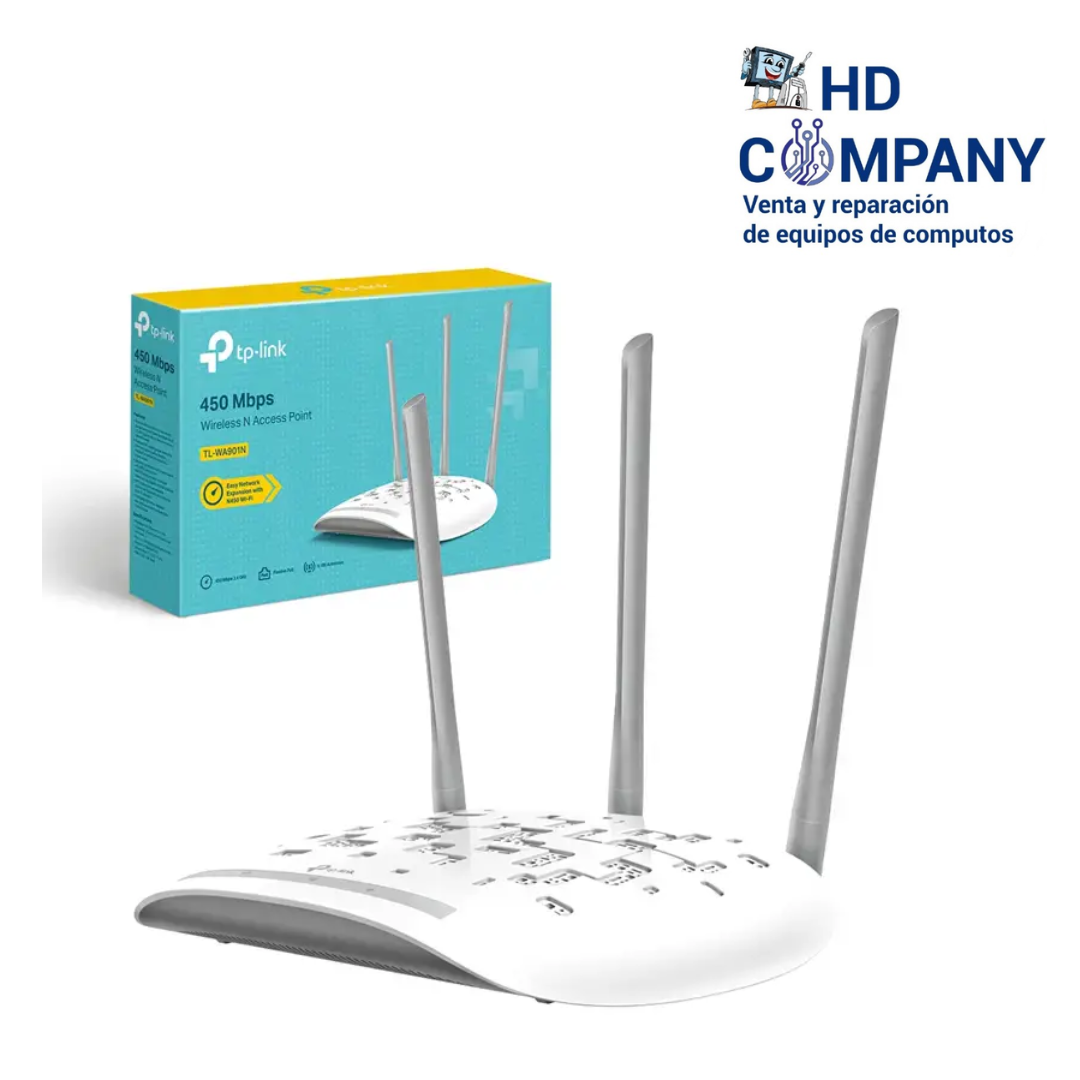 Access point TP-LINK TL-WA901N 450mbps 3 antenas