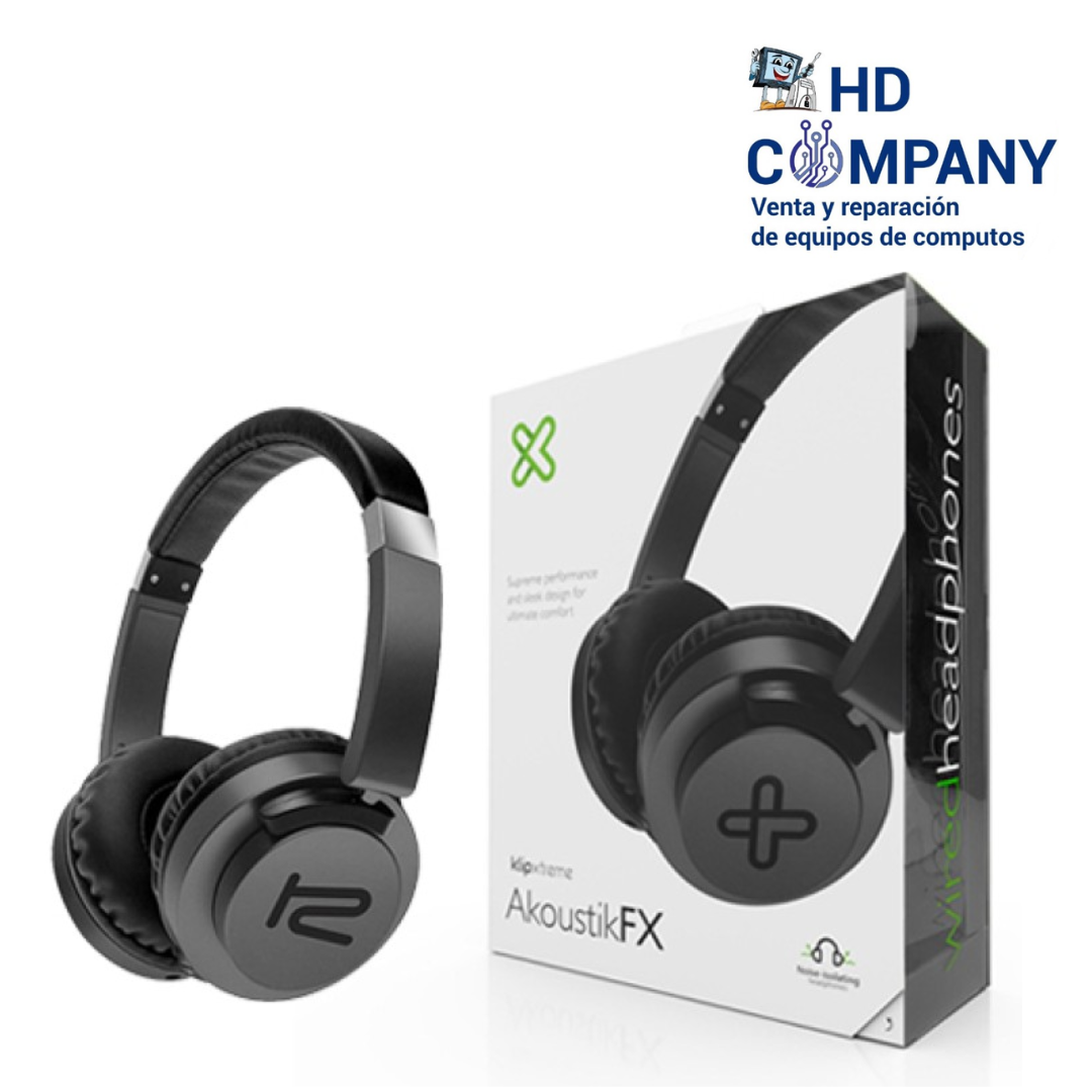 Audifono KLIP XTREME  akoustikfx negro KHS-851bk