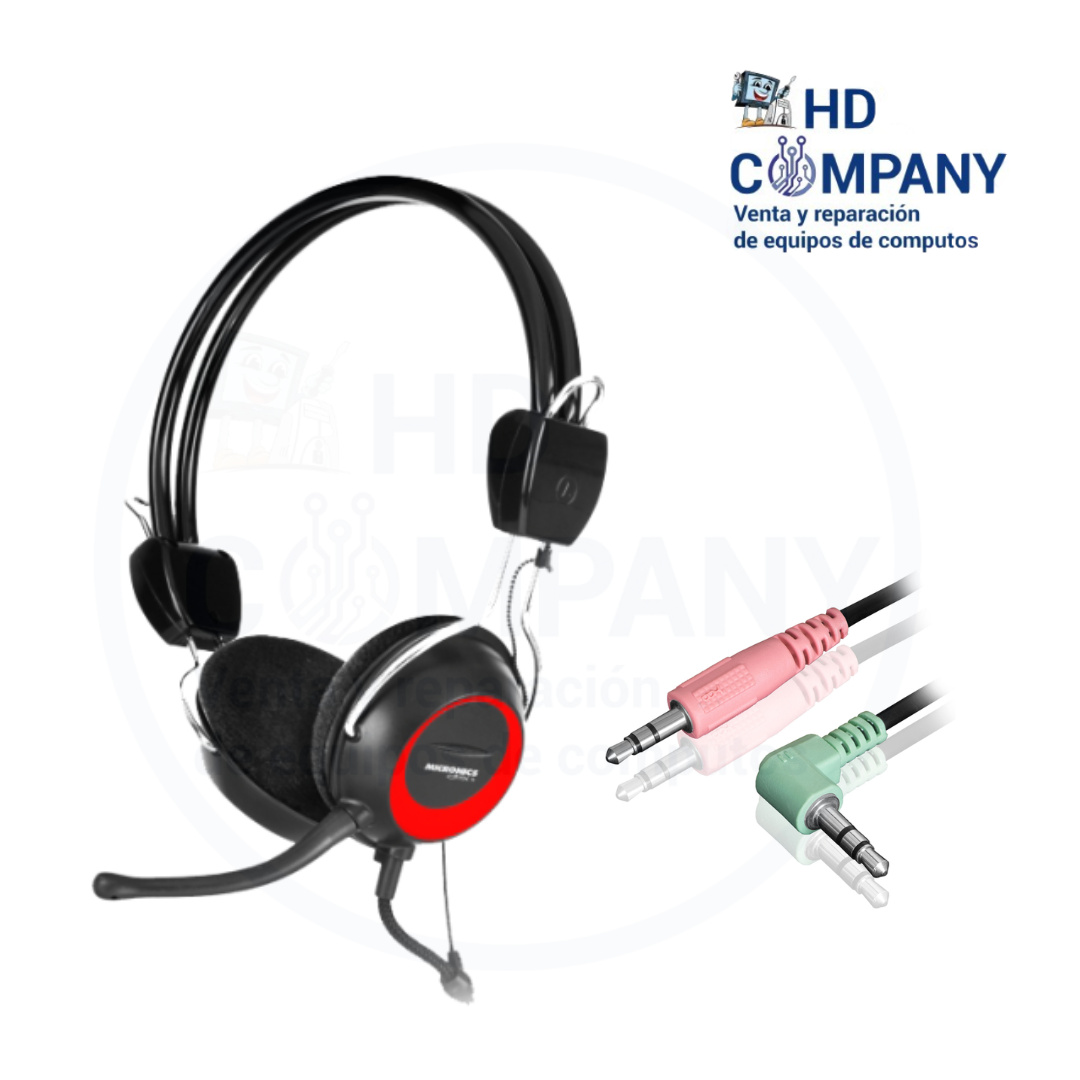 Audifono MICRONICS Citrix Mic H715 Celeste / Azul / Verde