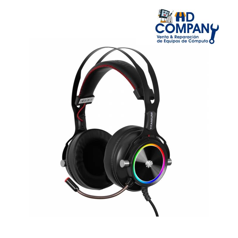 Microfono auricular MICRONICS gamer RGB PLAYER MIC HG855-1 5.1