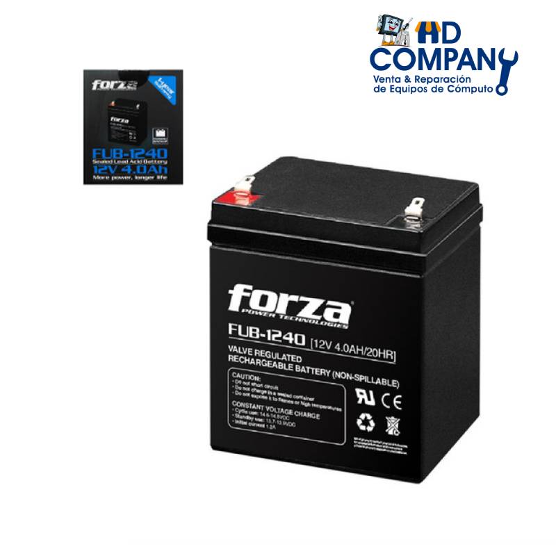 Bateria FORZA FUB-1240 12V 4.0 AH | para ups