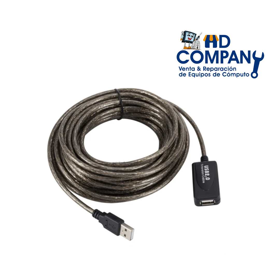 CABLE EXTENSION USB 2.0 ACTIVO 10m