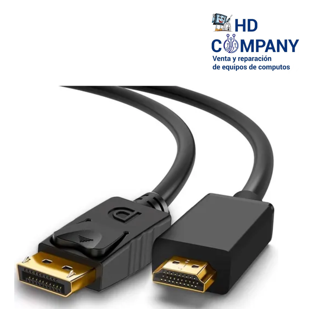 Cable Displayport DP a HDMI | bolsa 4k  1.8/ 1,5 mts
