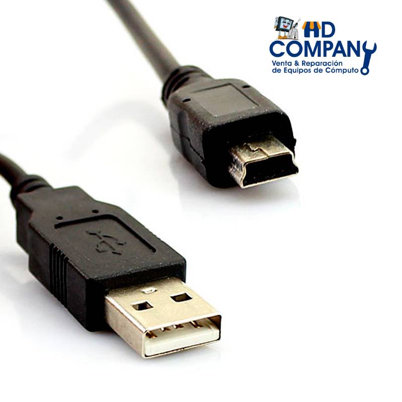 Cable USB a 5 pines 1.5 mtrs DELCOM| bolsa