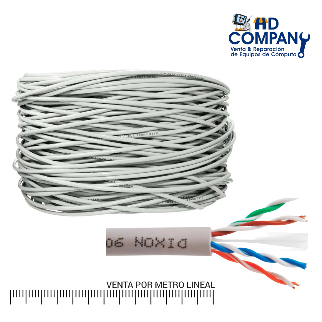 Cable UTP cat 6 por metro