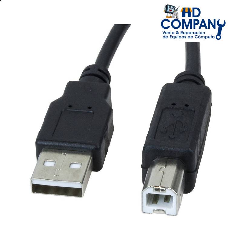 Cable de datos USB para impresora 1.5 / 1.8  metros