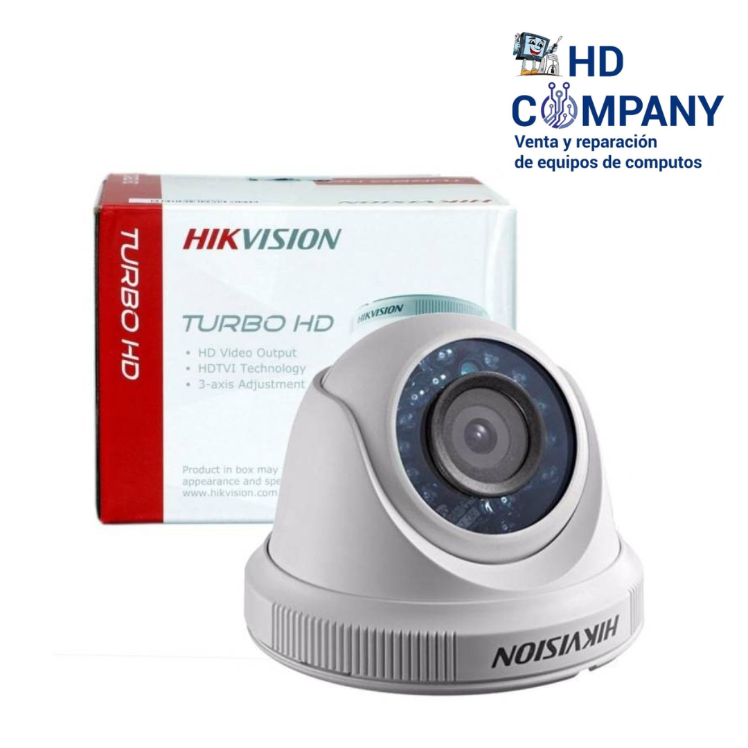Cámara Domo HD 720P HIKVISION DS-2CE56C0T-IRPF 2.8mm/distancia 20M/sin audio