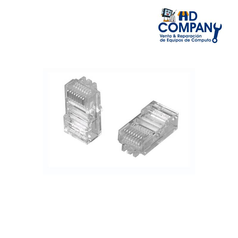Conector AMP RJ45 CAT6 UNID