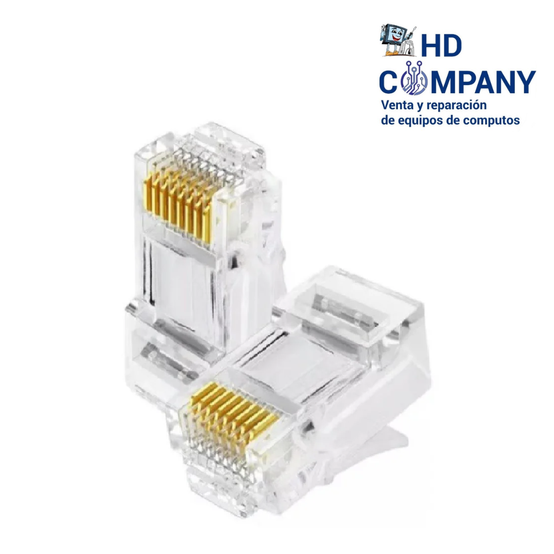 Conector AMP RJ45 CAT6 UNID