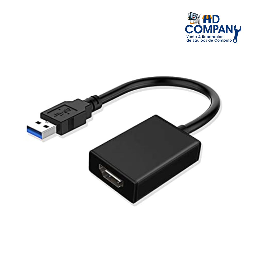 Conversor USB a HDMI 3.0 CAJA VERDE