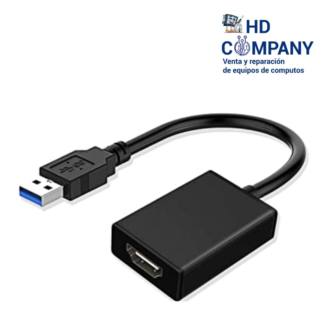 Conversor USB a HDMI 3.0 CAJA VERDE
