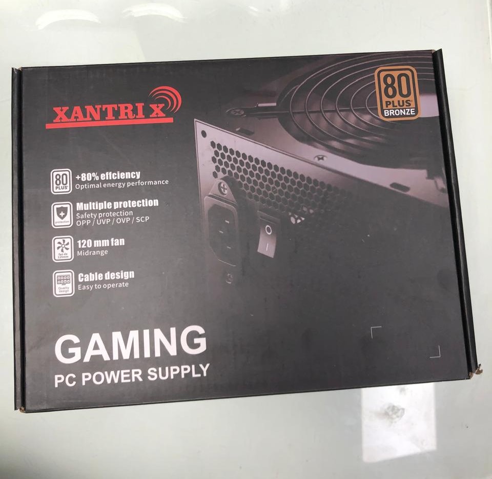 FUENTE PODER XANTRIX 600W REALES 80 PLUS