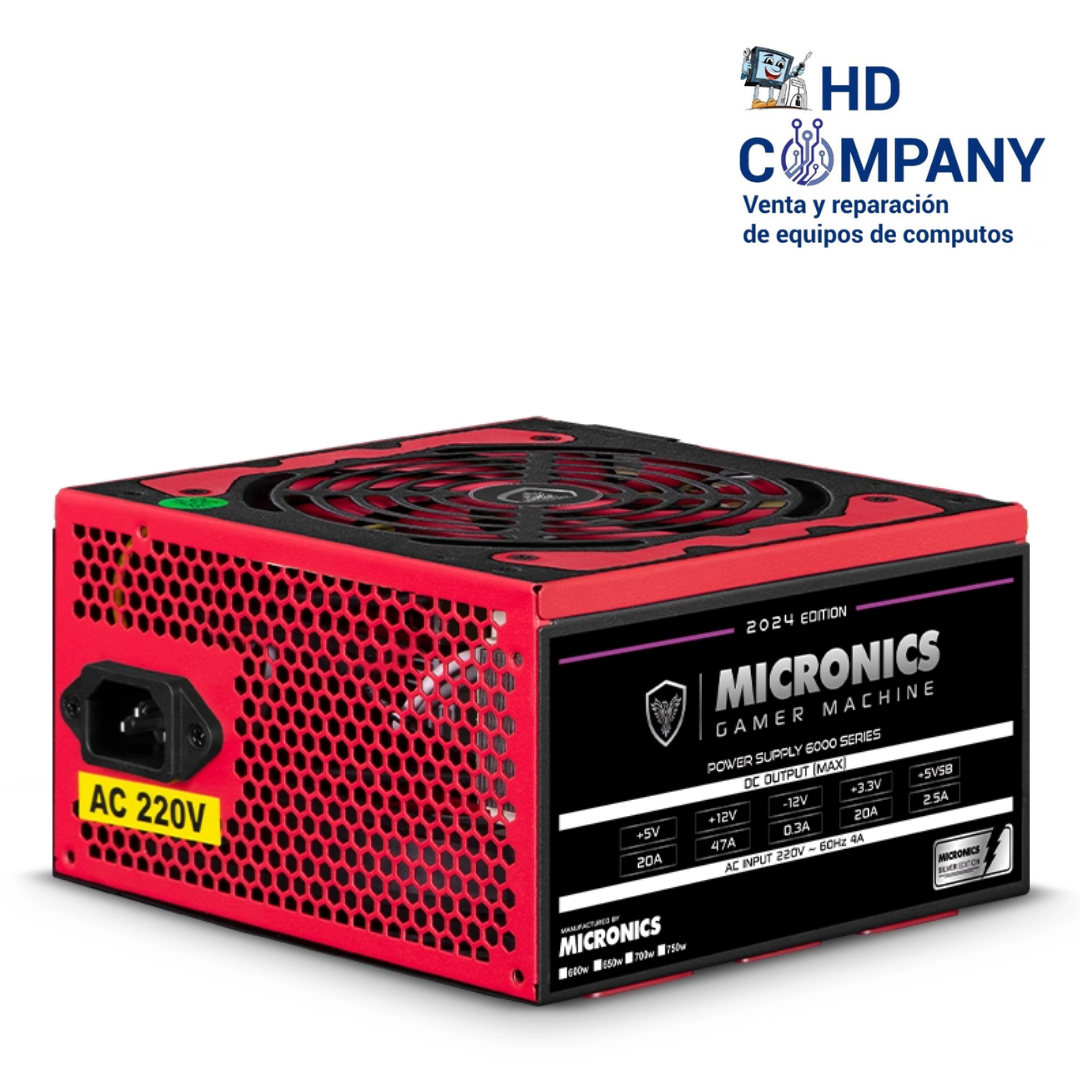 Fuente Poder MICRONICS machine 5000 ATX 450W