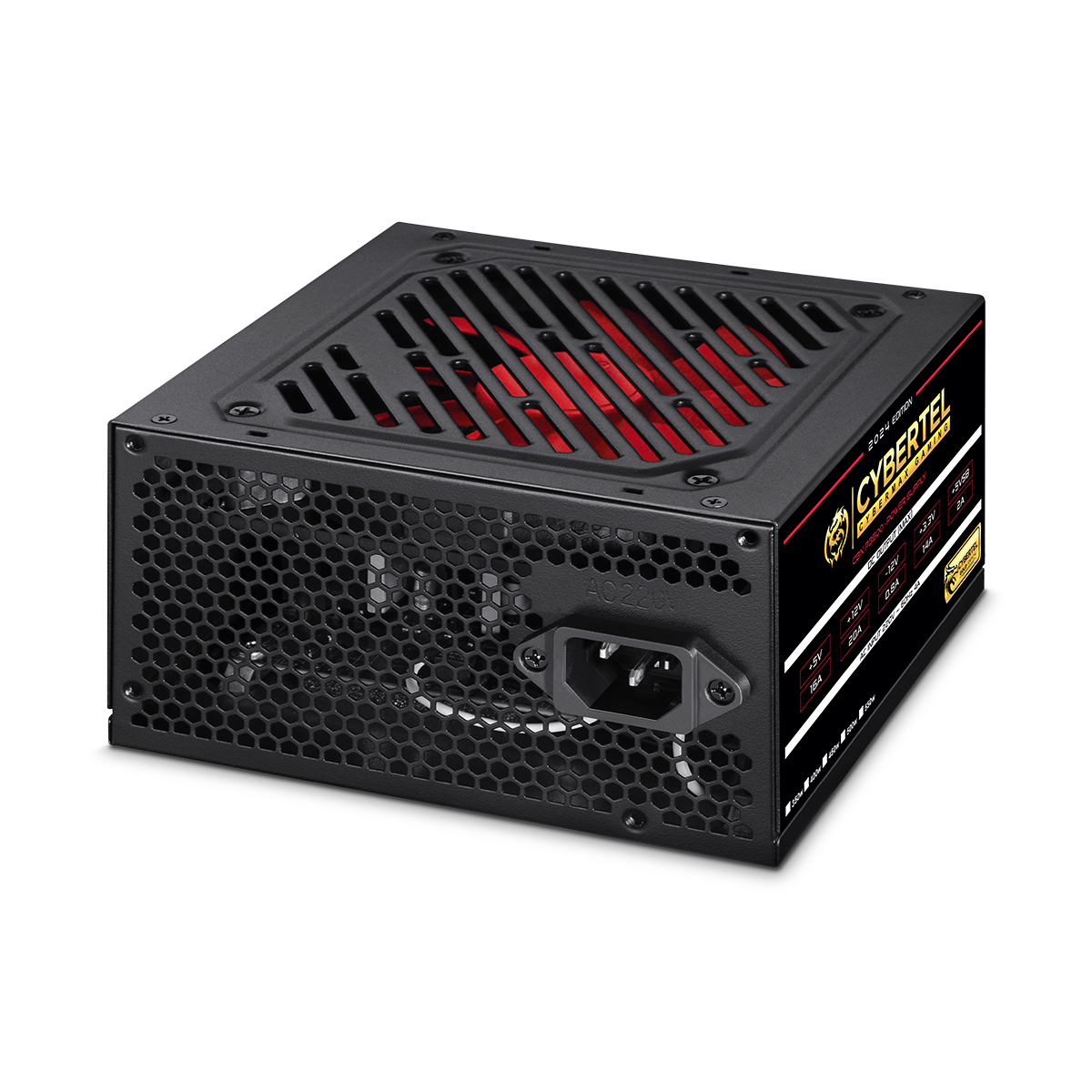 Fuente poder CYBERTEL Gamer CYBERMAX CBX P3500 350W ATX REALES