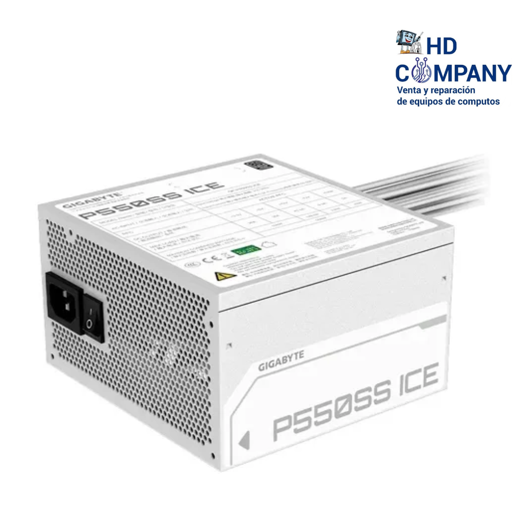 Fuente poder GIGABYTE P550SS 80 PLUS SILVER 550W
