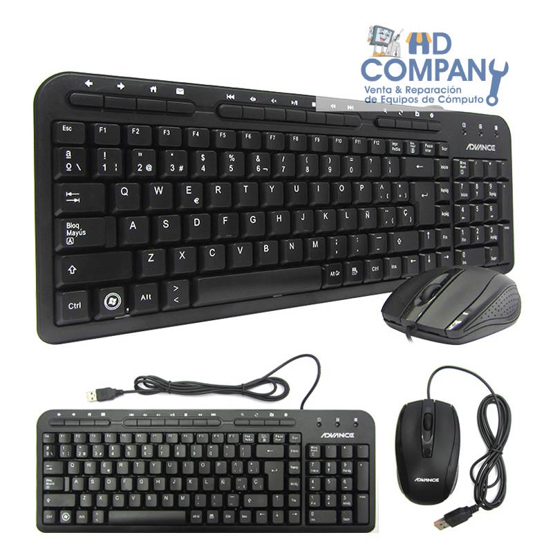 Kit teclado y mouse ADVANCE ADV-KB08CM