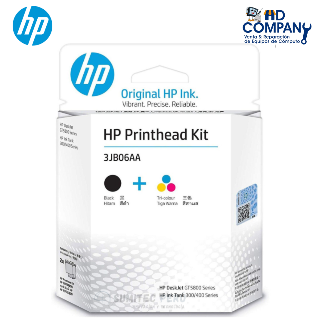 KIT CABEZAL HP 3YP86AL M0H51A NEGRO M0H50A TRICOLOR