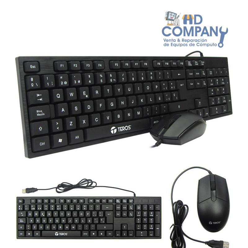 Kit teclado y mouse TEROS TE-D8700 ng