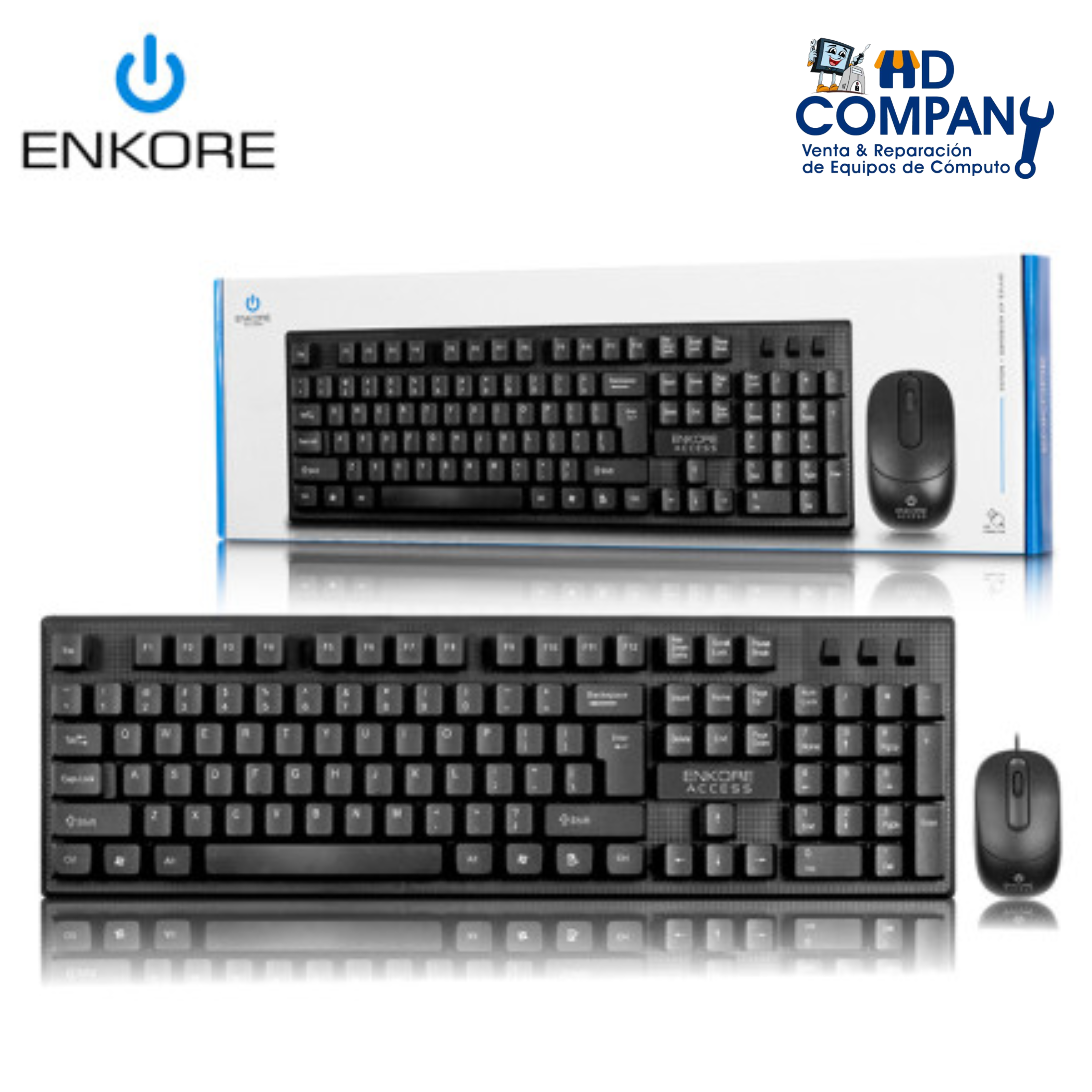 Kit teclado y mouse ENKORE access ENT508