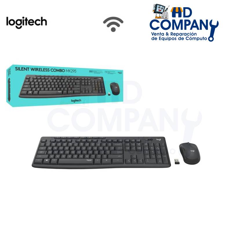 Kit teclado y mouse inalambrico LOGITECH MK295 SILENT| 920-009792