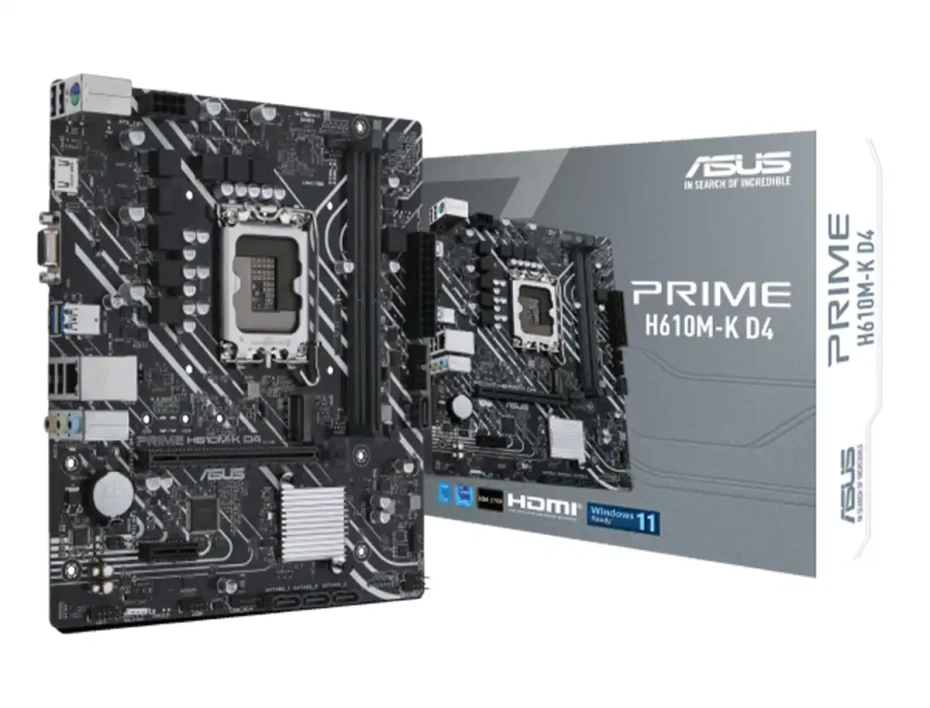 MAINBOARD ASUS PRIME H610M-K Chipset Intel H610, LGA1700 DDR5