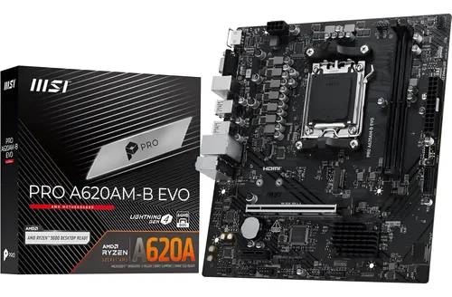 MAINBOARD MSI PRO A620AM-B EVO, DDR5, AM5, AMD