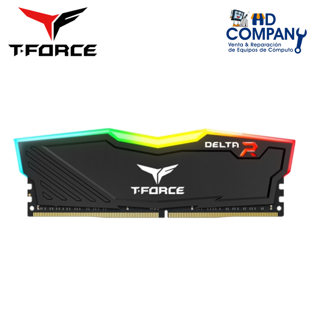 MEMORIA RAM DDR4 TEAMGROUP T-Force Delta RGB 16 GB (2 x 8 GB) 3600 MHz