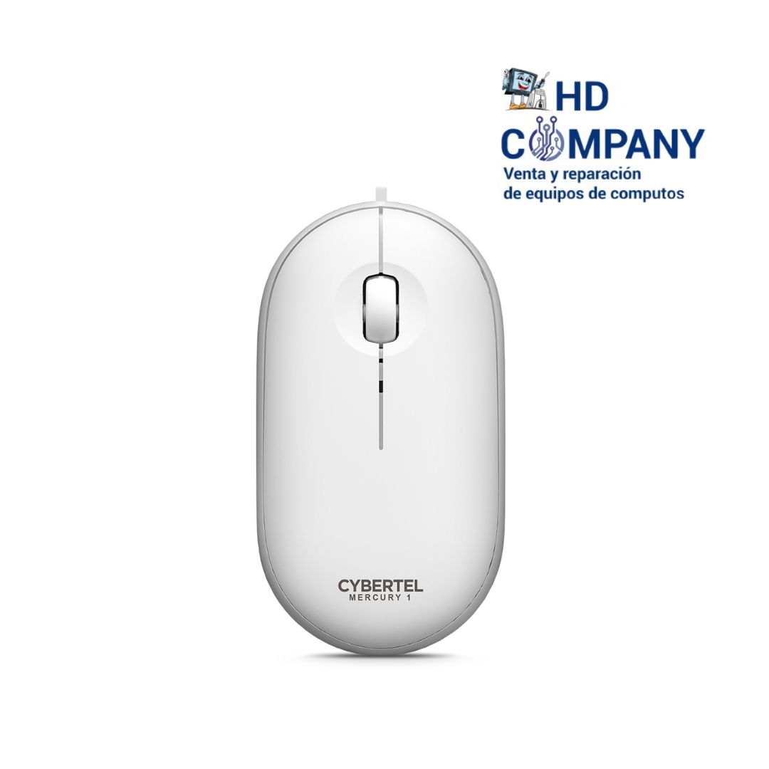 MERCURY 1 WHITE BLANCO CYB M200K MOUSE USB CYBERTEL