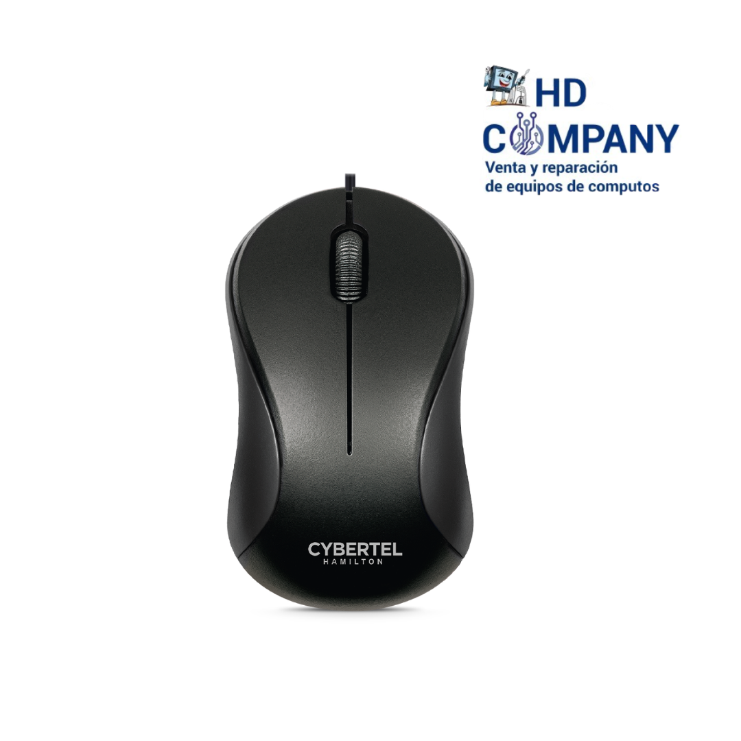 MOUSE ALAMBRICO HAMILTON CYBERTEL CYB M209K BLACK
