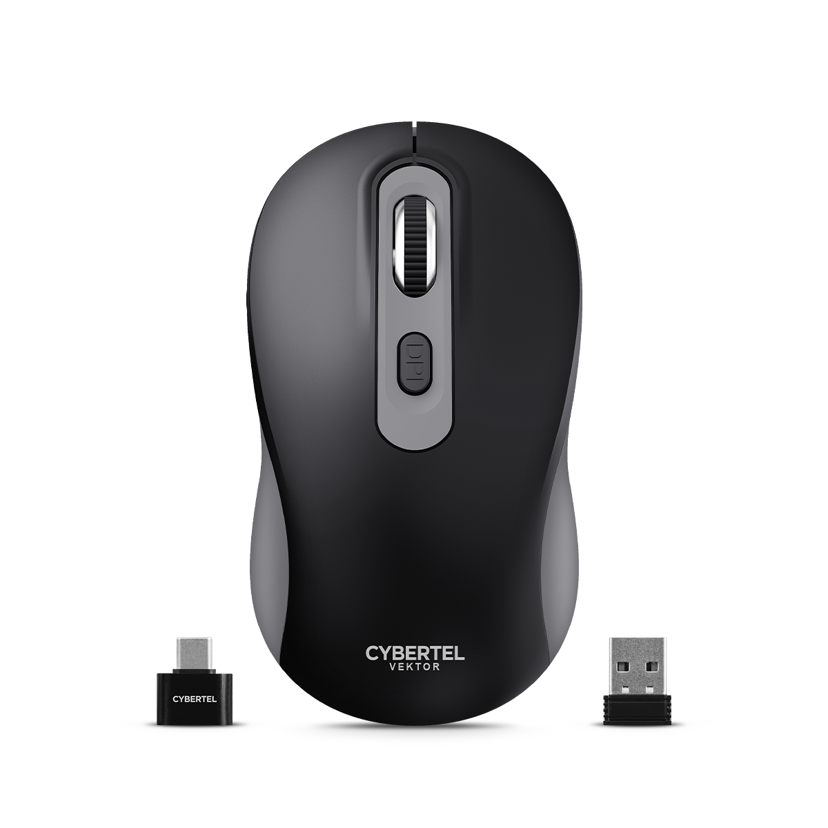 MOUSE INALAMBRICO RECARGABLE CYBERTEL VEKTOR CYB M708-3M BT+WIFI COLORES |DPI 1600