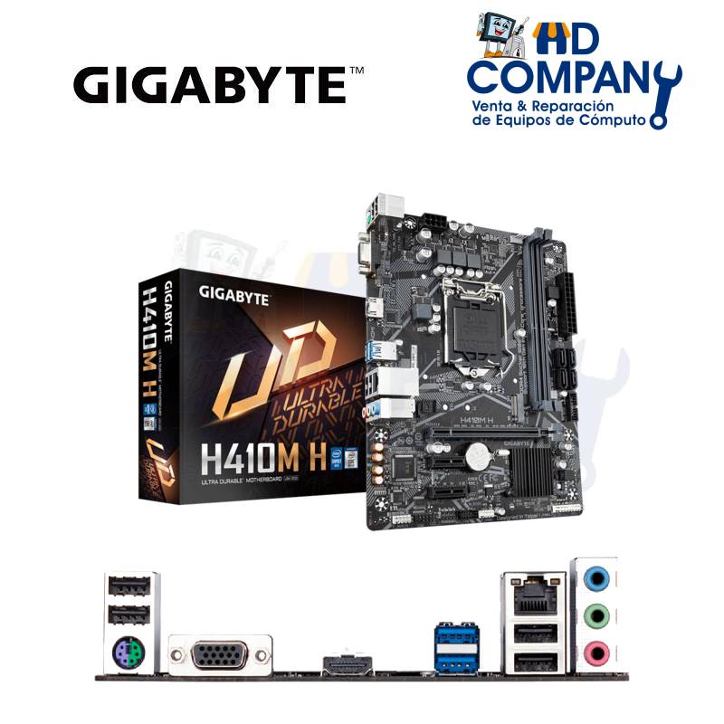 Mainboard GIGABYTE H410M H  LGA1200, DDR4, SATA 6.0GB/S, USB 3.2