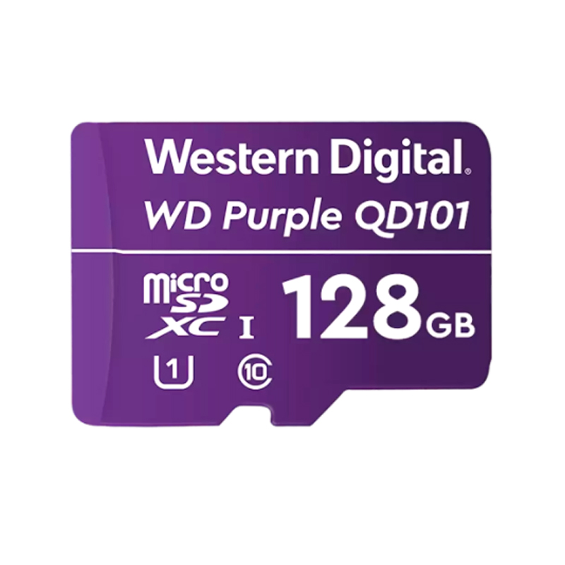 Memoria WESTERN DIGITAL micro sd 128GB PURPLE VIDEO VIGILANCIA