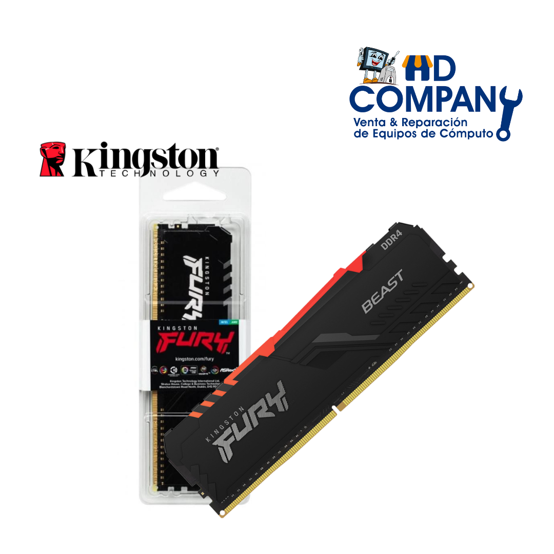 Memoria pc ram DDR4 KINGSTON Fury , 16GB, 3200