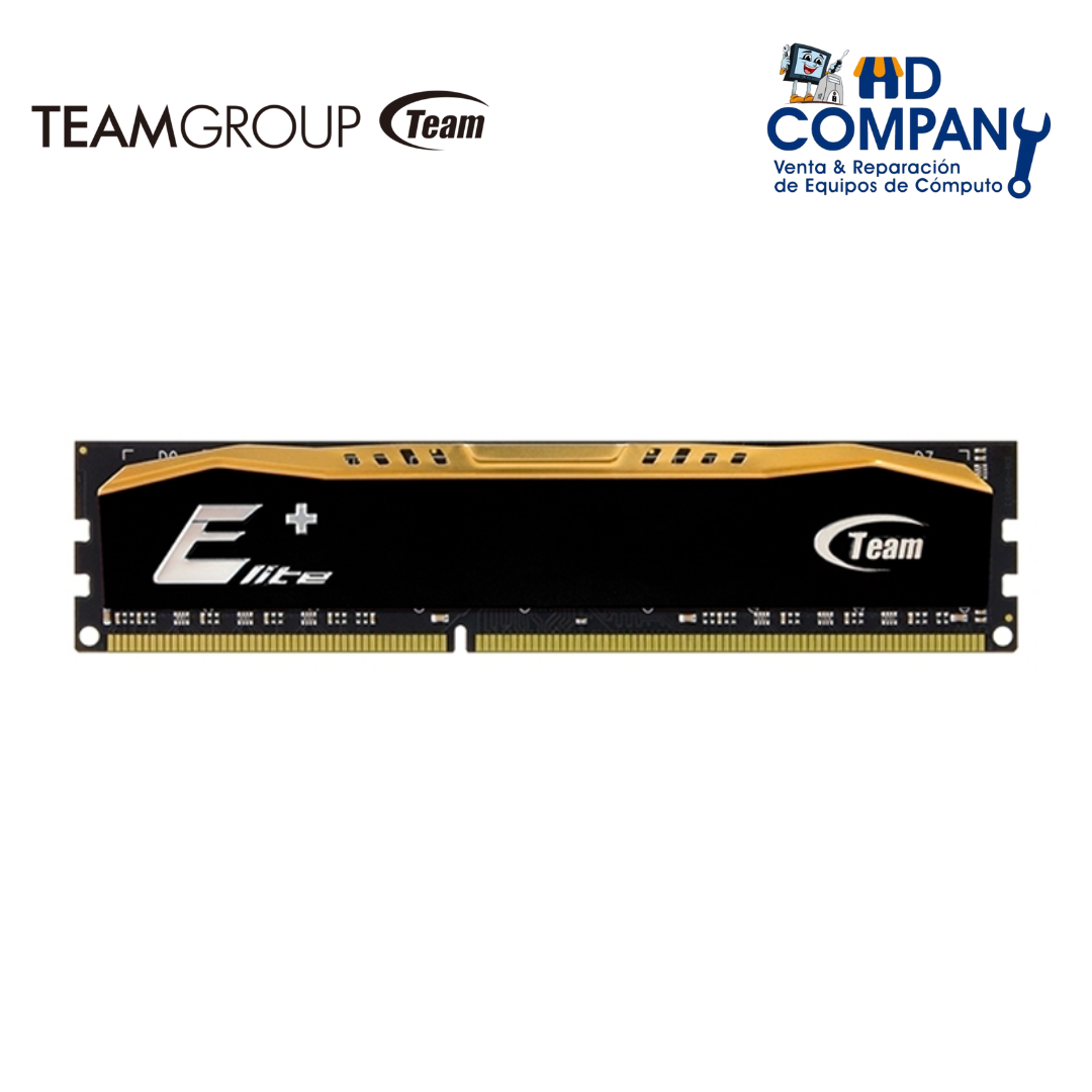 Memoria ram DDR3 TEAMGROUP ELITE PLUS 8gb 1600 MHZ (TPD38G1600HC1101)